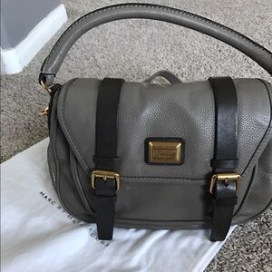 Marc Jacobs Grey Saddle Bag